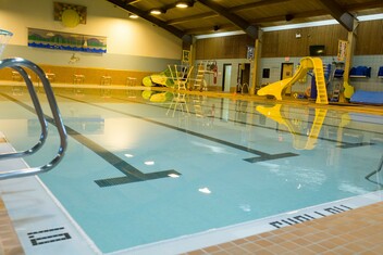 Large indoor pool